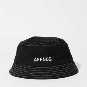Afends Black and White Bucket Hat